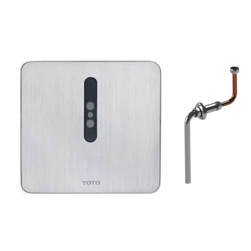 Van xả tiểu TOTO DUE126UEA VM2L051Z cảm ứng dùng điện kèm ống nối